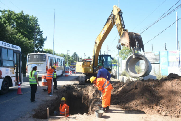 Escobar: Avanzan las obras de la Ruta Provincial 26