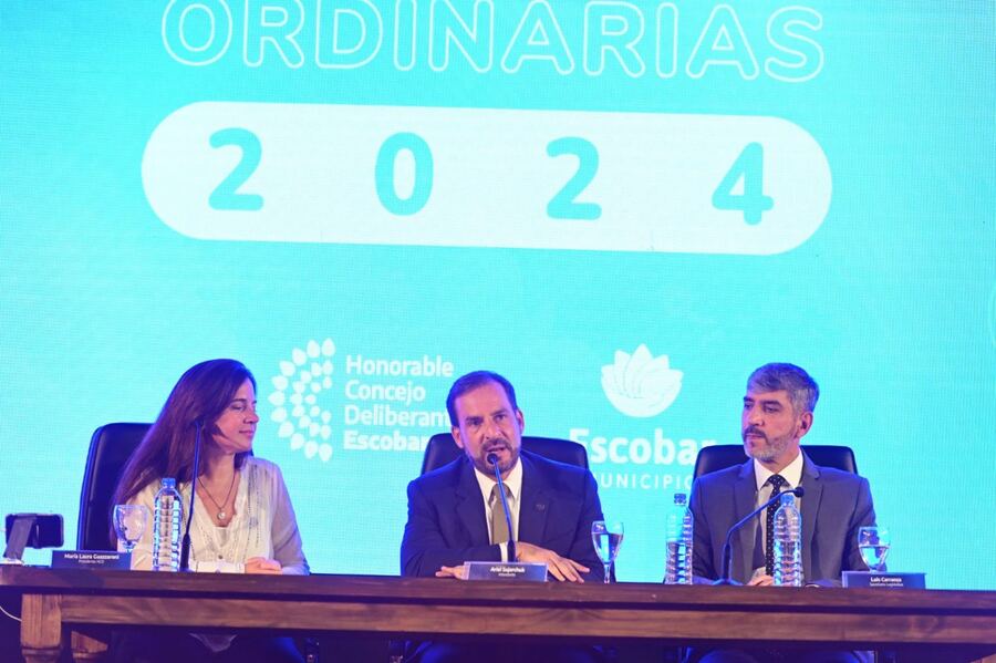 Escobar: Sujarchuk abrió las sesiones del Concejo Deliberante
