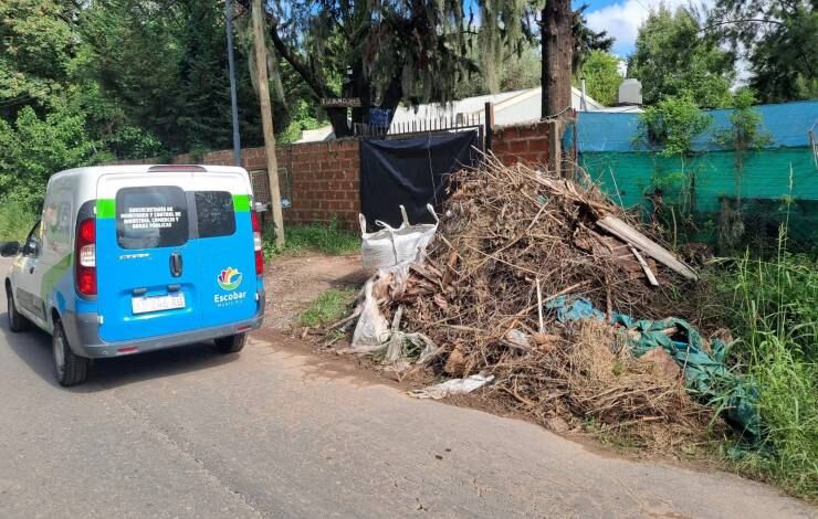 Escobar: Multan a vecinos por no respetar el cronograma de recolección de ramas