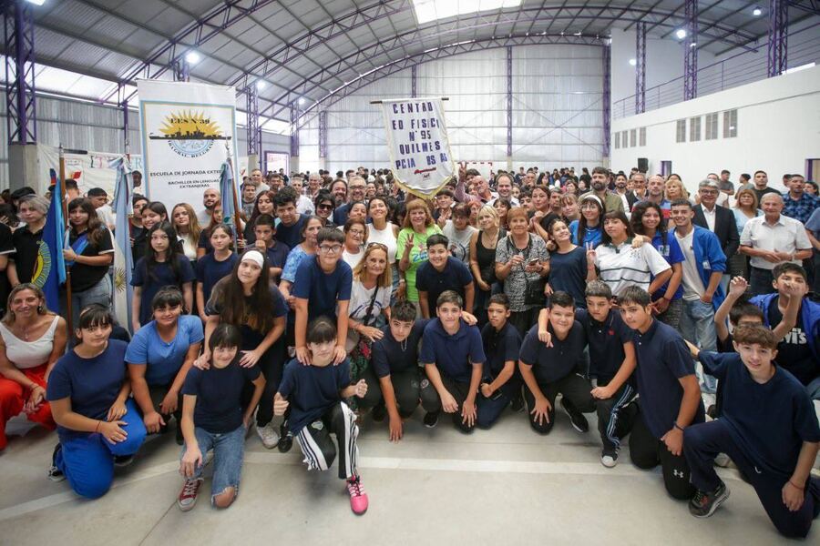 Quilmes: Inauguran el nuevo gimnasio de la Escuela Secundaria (EES) Nº 2