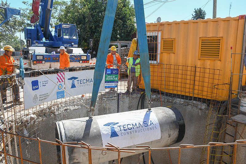 Moreno: Avanzan las obras de redes cloacales en Trujui
