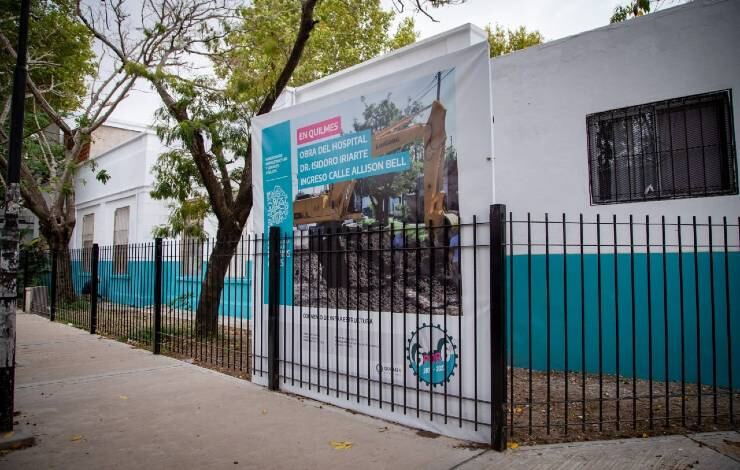 Quilmes: Siguen las obras de refacción en el hospital Isidoro Iriarte