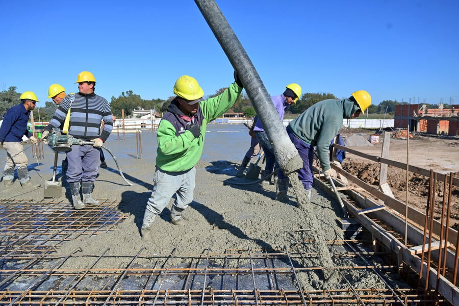 Pilar: Avanza la construcción del Polo Educativo en Villa Luján
