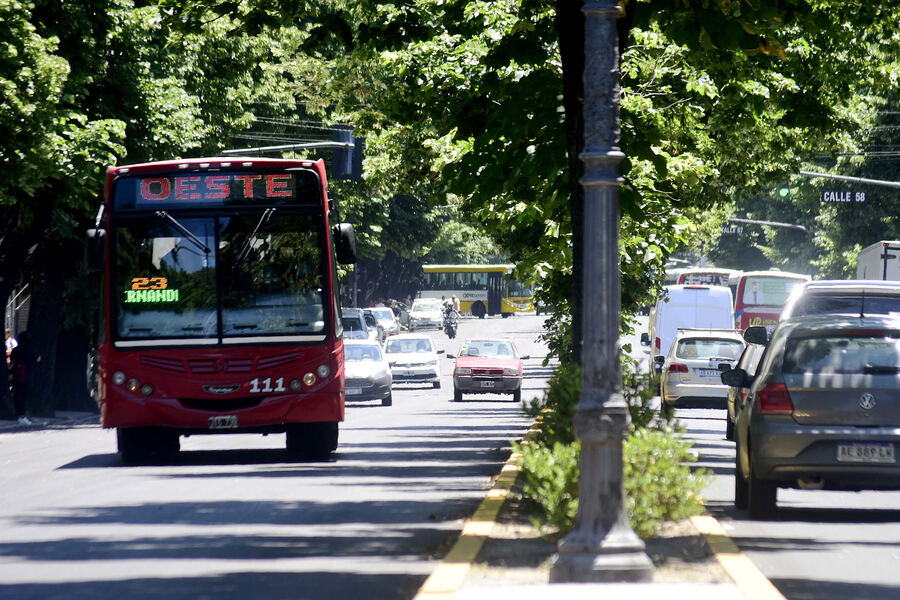 La Plata: Por obras de reconstrucción, quedan inhabilitadas las paradas de colectivo sobre Plaza San Martín