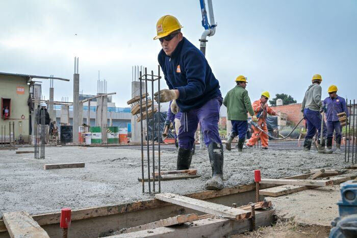 San Martín: Avanza la construcción de la escuela secundaria en el barrio Libertador