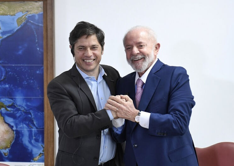 Axel Kicillof mantuvo una reunión con el presidente Lula da Silva