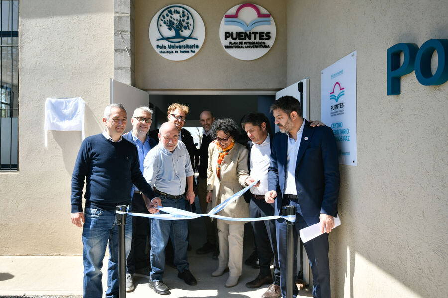 Axel Kicillof inauguró un nuevo Polo Universitario en Marcos Paz