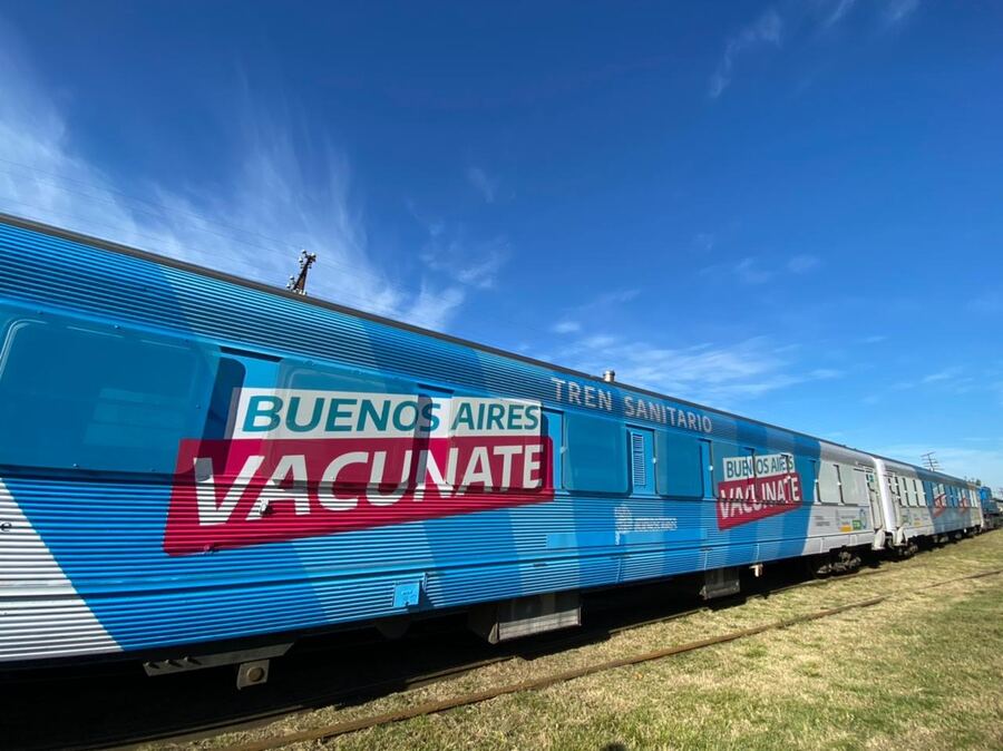 El Tren Sanitario estará en 14 estaciones bonaerenses