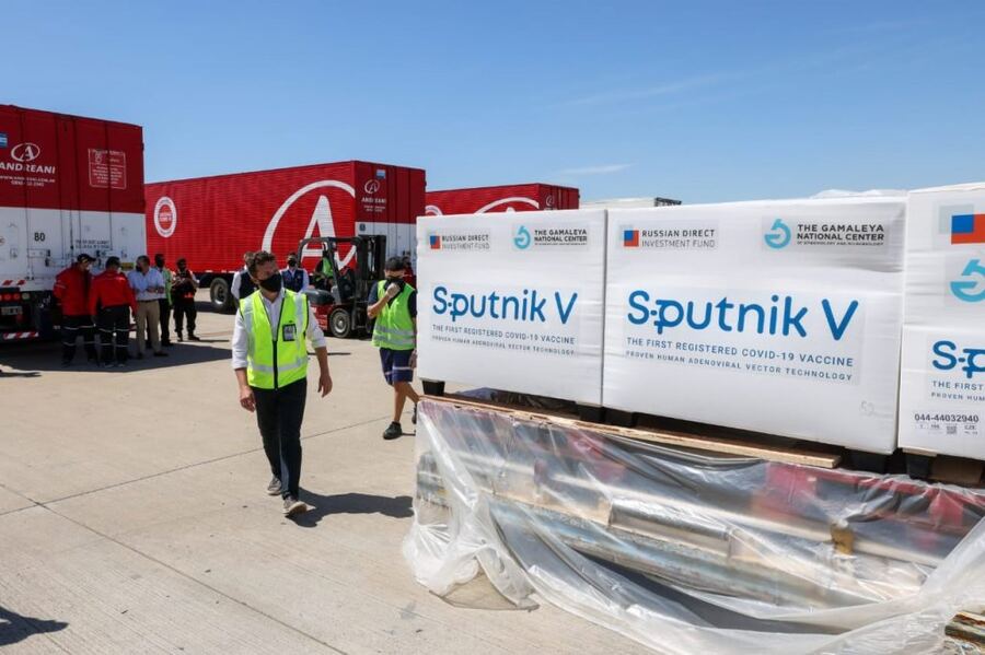 Vacunas: Llegarán al país más de 500 mil dosis del componente uno de la Sputnik V entre hoy y mañana