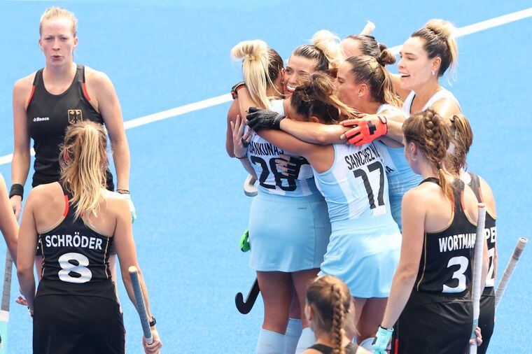 Tras golear a Alemania, Las Leonas pasaron a las semifinales de los Juegos Olímpicos