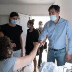 El intendente de General Viamonte visitó el nuevo lavadero del Hospital de los Toldos