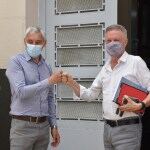 Intendente de Berisso recibió a Mario Oporto