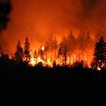 Chubut: El incendio en el cerro Currumahuida “está activo en todo su perímetro”