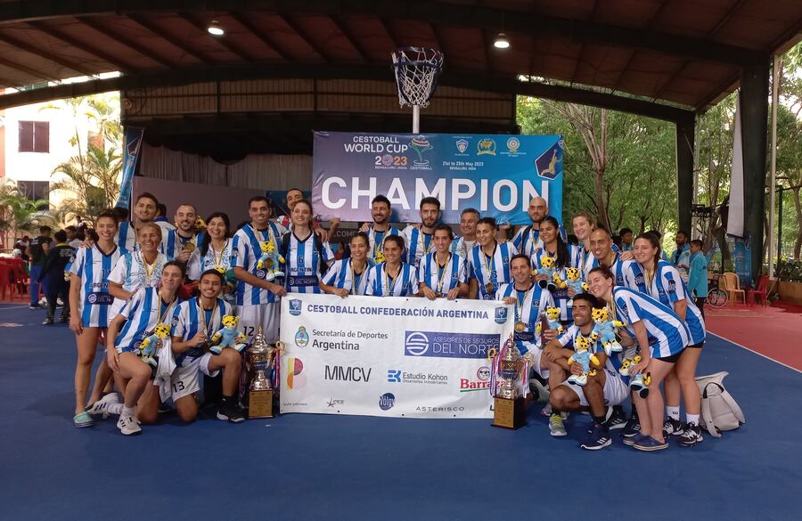 Argentina se consagró doble campeón mundial en cestoball