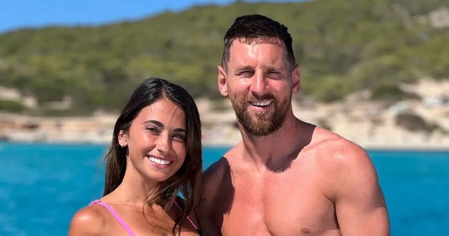 Messi y Antonela Roccuzzo, a pura velocidad en el mar: más fotos de las vacaciones en Bahamas