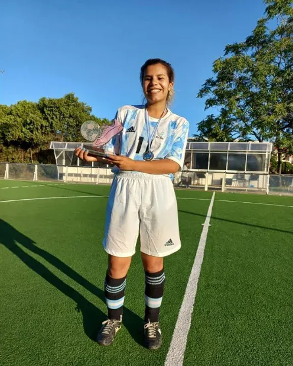 Yohana Aguilar, la crack y goleadora de las Murciélagas campeonas del mundo