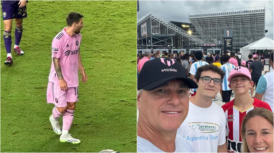 Es de La Plata, viajó para ver a Lionel Messi en Inter Miami e hizo una dura crítica: “Es un intercountry”