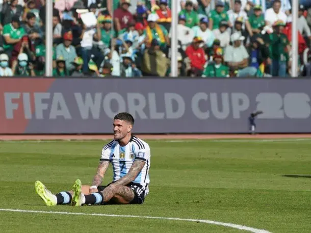 Rodrigo de Paul, lesionado