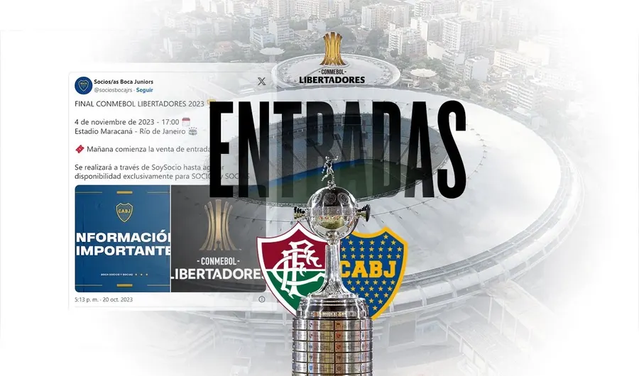 Boca pone a la venta las entradas para la final de la Copa Libertadores