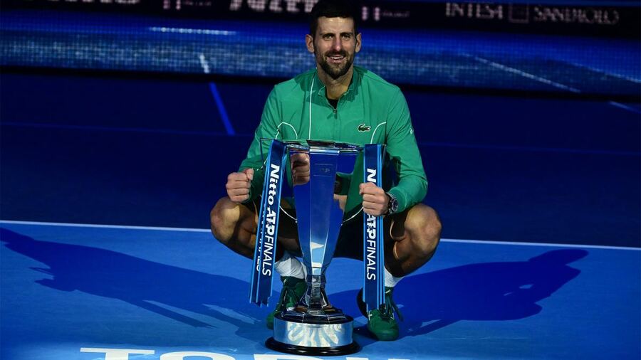 Djokovic le ganó a Sinner y logró su séptimo ATP Finals