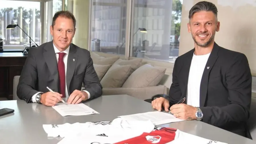 Jorge Brito confirmó que Demichelis seguirá siendo el entrenador de River: "No está en revisión su futuro"
