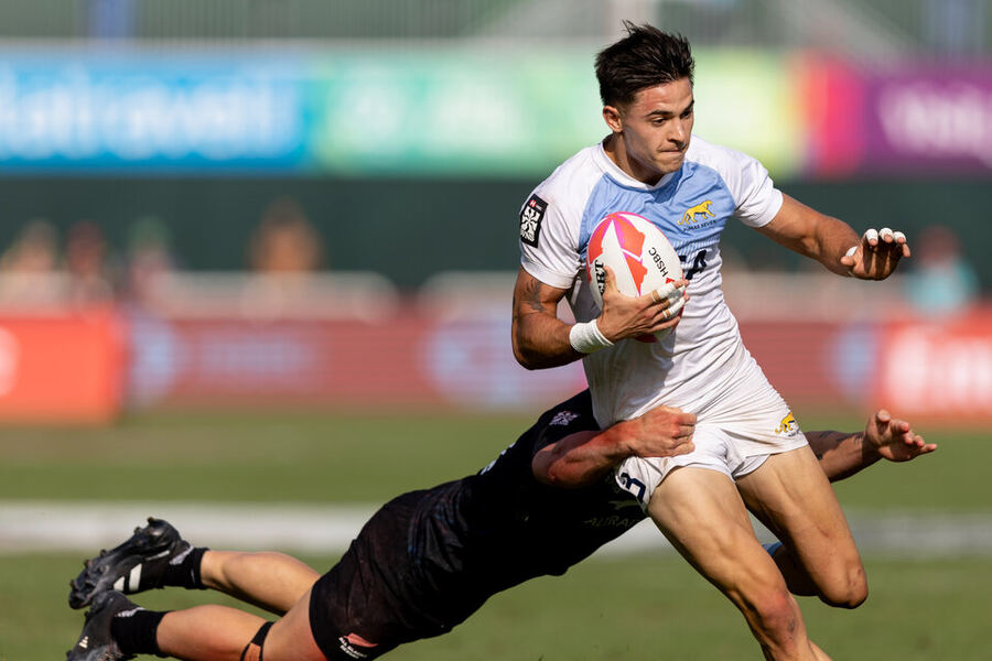Los Pumas 7s vencieron a los All Blacks y jugarán por primera vez la final del Seven de Dubai