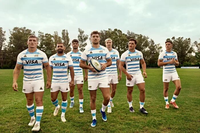 Se presentó la nueva camiseta de Los Pumas