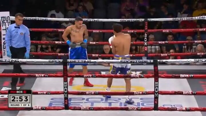 El preocupante nocaut que sufrió un boxeador argentino en Estados Unidos