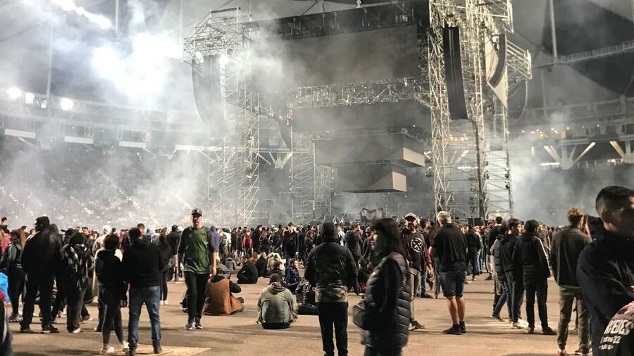 El recital de La Renga terminó con 250 personas intoxicadas