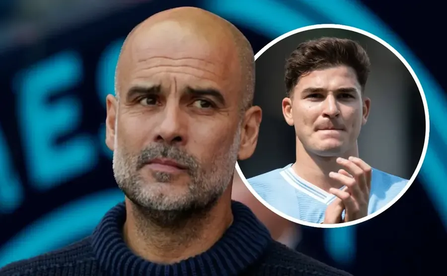Guardiola le respondió a Julián Álvarez tras poner en duda su futuro en Manchester City