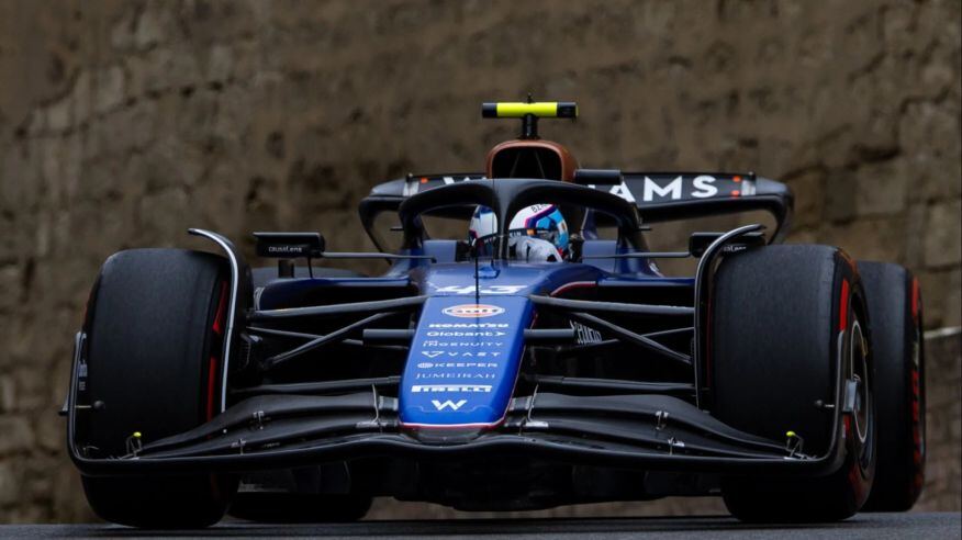 Franco Colapinto quedó en la posición 16 en la segunda prueba en el GP de Singapur de la Fórmula 1