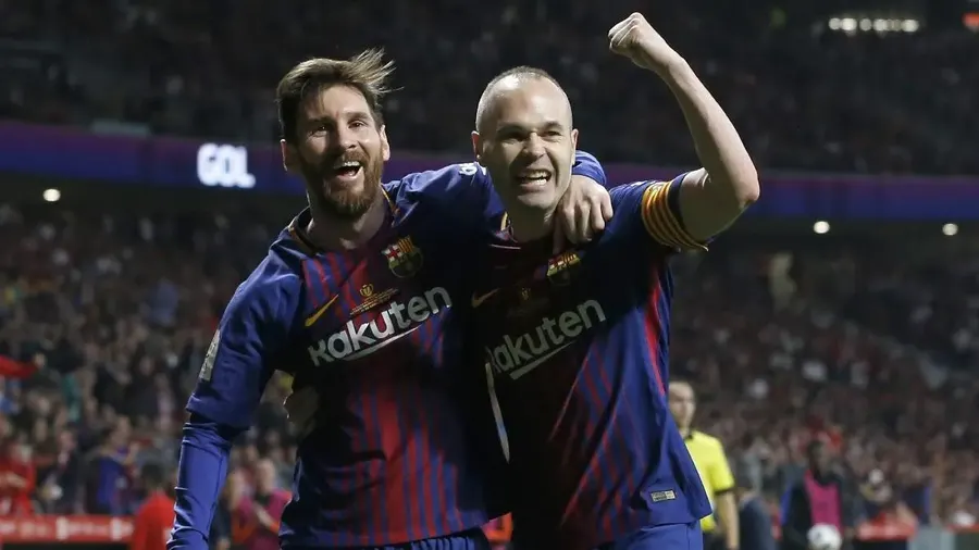 El emotivo mensaje de Messi por el retiro de Iniesta