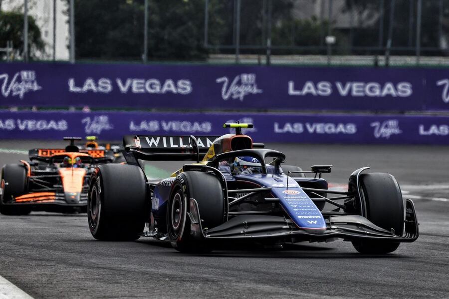 Franco Colapinto terminó 18º en la Práctica 2 del GP de Las Vegas