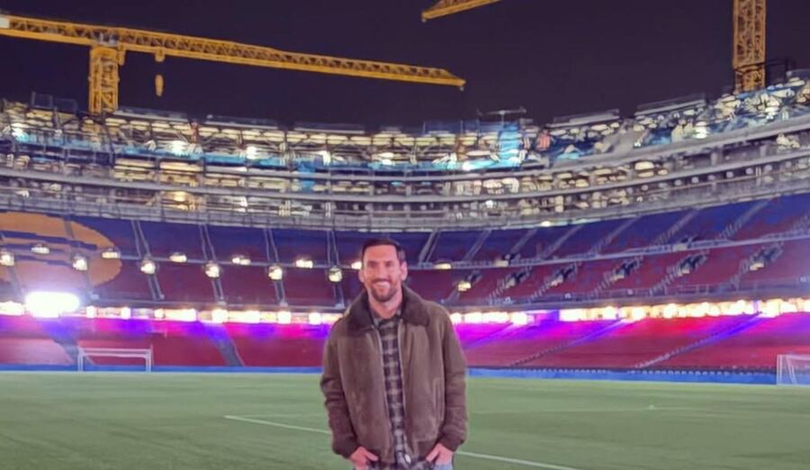 Messi pisó el nuevo Camp Nou y reclamó la despedida que nunca tuvo