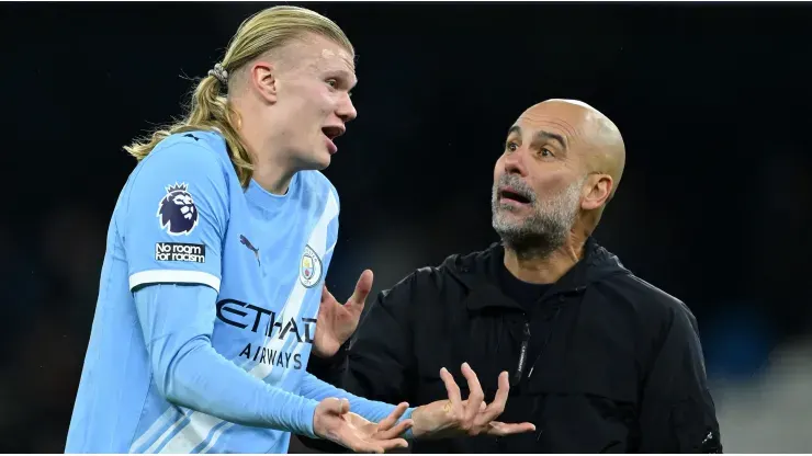 Pep Guardiola amenazó con castigar al plantel de Manchester City si sube de peso en Navidad y Haaland le respondió