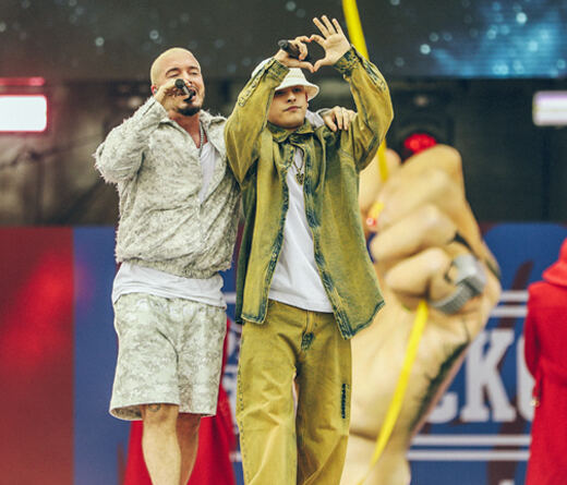 ¡Trueno y J Balvin juntos en el escenario!
