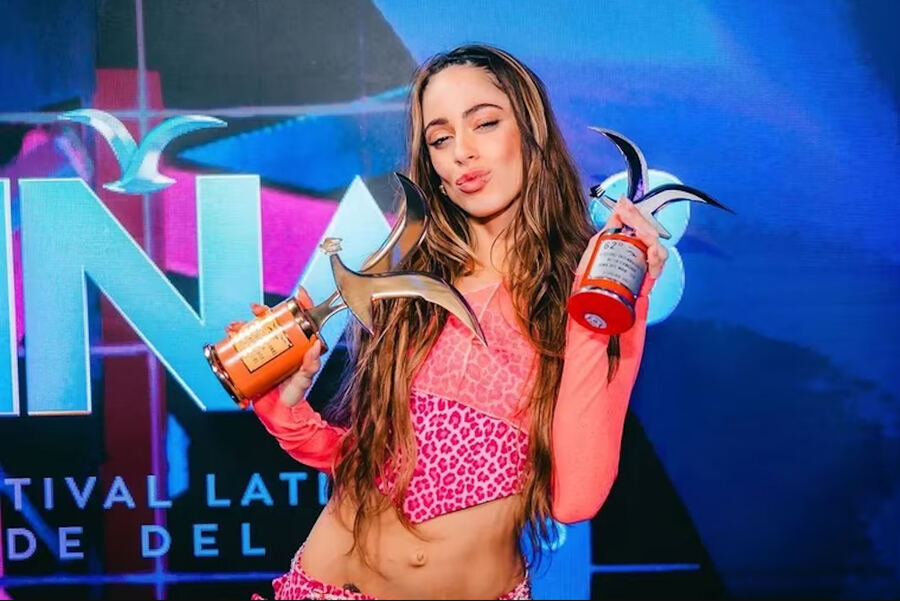 Viña del Mar: Tini y Emilia enamoraron al público y se llevaron las gaviotas de oro y plata