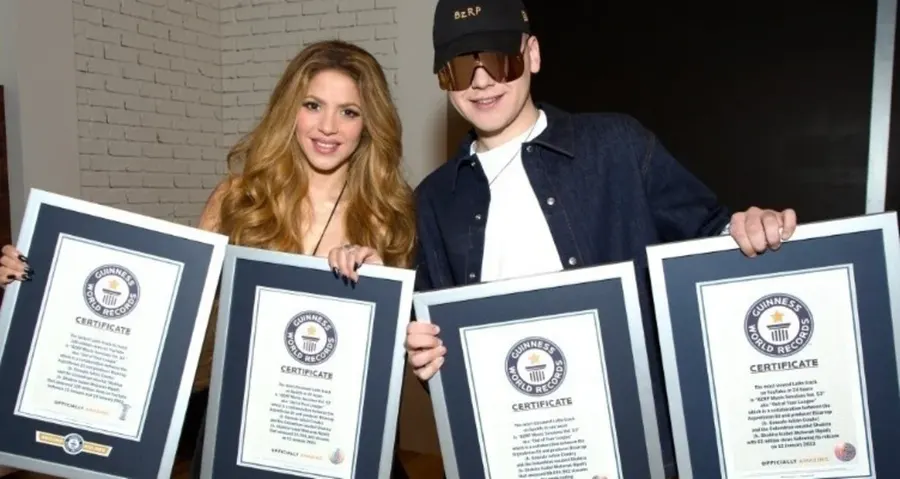¡Bizarrap y Shakira rompen cuatro récords Guiness!