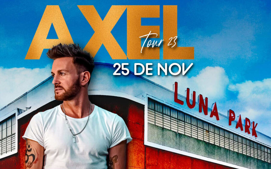 Axel cerrará el 2023 con una fecha en el Luna Park