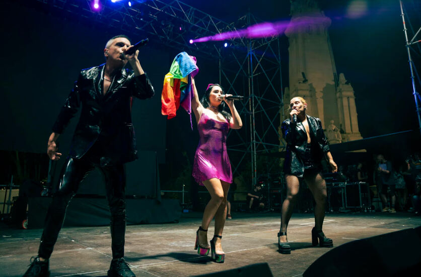 Miranda! y Lali brillaron en Madrid