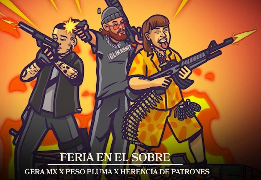 "Feria en el Sobre": La flamante colaboración de Gera MX, Peso Pluma y Herencia de Patrones