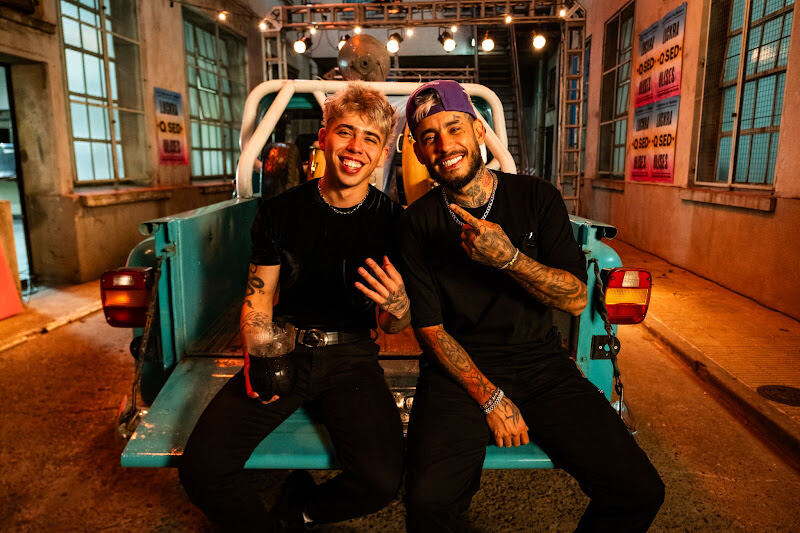 Ulises Bueno y Luck Ra juntos en "Qué sed"