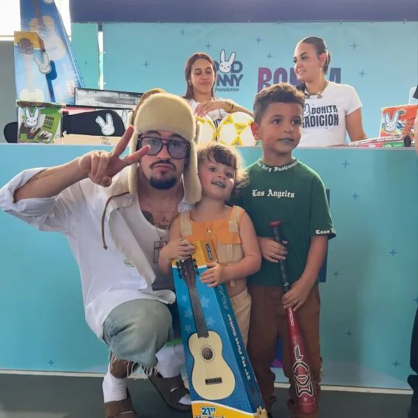 Bad Bunny mostró nuevamente su lado solidario